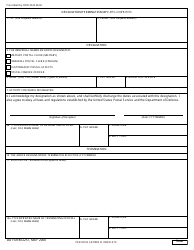 Document preview: DD Form 2257 Designation/Termination Mpc-Fpc-Cope-Pfo