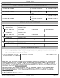 DD Form 3043-1 TRICARE Select Enrollment, Disenrollment, and Change Form (East), Page 3