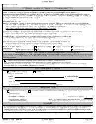 DD Form 3043-1 TRICARE Select Enrollment, Disenrollment, and Change Form (East), Page 4