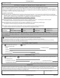 DD Form 3043-3 TRICARE Select Enrollment, Disenrollment, and Change Form (Overseas), Page 4