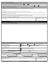 DD Form 3067-8 Science, Mathematics, and Research for Transformation (Smart) Scholarship Recruitment Internship Request, Page 2