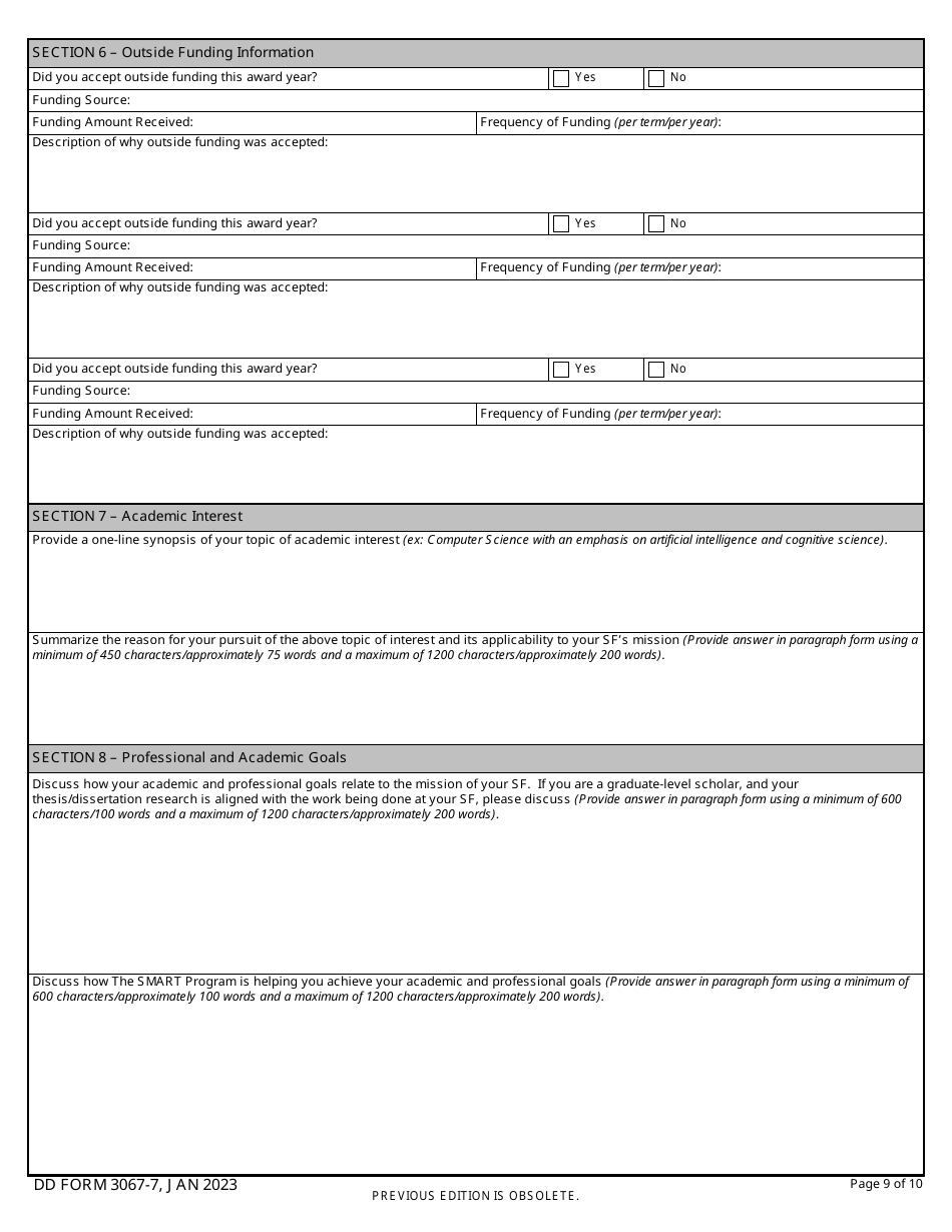 DD Form 3067 7 Download Fillable PDF Or Fill Online Science dd-form-3067-7-download-fillable-pdf-or-fill-online-science
