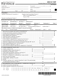 Document preview: Form IA1120F (43-001) Franchise Return for Financial Institutions - Iowa