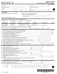 Form IA1120F (43-001) Franchise Return for Financial Institutions - Iowa