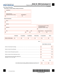 Form IA1065 (41-018) Schedule K-1 Partner's Share of Iowa Income, Deductions, Modifications - Iowa