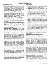 Instructions for Form IA1120, 42-001 Iowa Corporation Income Tax Return - Iowa, Page 2