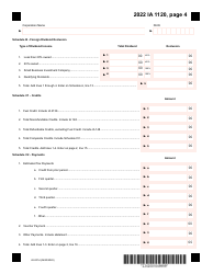 Form IA1120 (42-001) Iowa Corporation Income Tax Return - Iowa, Page 4