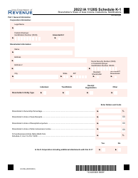 Form IA1120S (42-008) Schedule K-1 Shareholder's Share of Iowa Income, Deductions, Modifications - Iowa