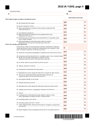 Form IA1120S (42-004) Iowa Income Tax Return for S Corporation - Iowa, Page 4