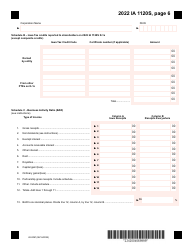 Form IA1120S (42-004) Iowa Income Tax Return for S Corporation - Iowa, Page 6