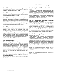 Form IA128S (41-124) Iowa Alternative Simplified Research Activities Tax Credit - Iowa, Page 5