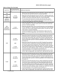 Form IA128S (41-124) Iowa Alternative Simplified Research Activities Tax Credit - Iowa, Page 6