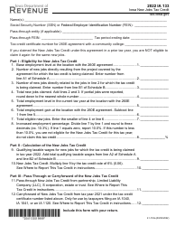 Form IA133 (41-133) Iowa New Jobs Tax Credit - Iowa