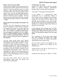 Form IA138 (41-152) Iowa E15 Plus Gasoline Promotion Tax Credit - Iowa, Page 2
