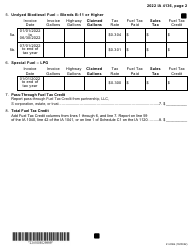Form IA4136 (41-036) Fuel Tax Credit - Iowa, Page 2