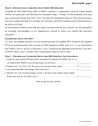 Form IA8995C (41-166) Composite Return Qualified Business Income Deduction Worksheet - Iowa, Page 2
