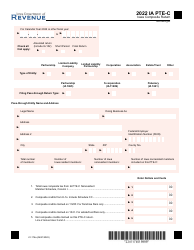 Document preview: Form IA PTE-C (41-174) Iowa Composite Return - Iowa