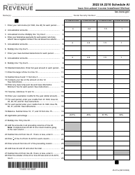 Form IA2210 (45-011) Schedule AI Annualized Income Installment Method - Iowa