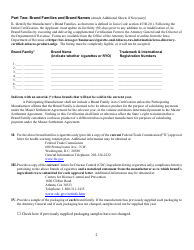 Participating Manufacturer Certification Form - Iowa, Page 2