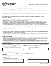 Form BLR09220 Agreement for County Engineer&#039;s Salary - Illinois