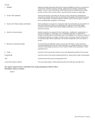 Form BLR10100 Non-federal Certification/Project Status - Illinois, Page 4