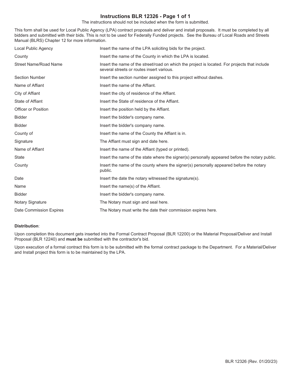 Form BLR12326 Affidavit of Illinois Business Office - Illinois, Page 2