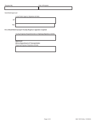 Form BLR13210 Request for Approval of Change of Plans - Illinois, Page 2