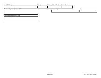 Form BLR13230 Engineer&#039;s Payment Estimate - Illinois, Page 2