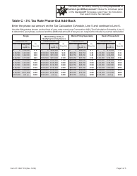 Form CT-1040 TCS Tax Calculation Schedule - Connecticut, Page 3