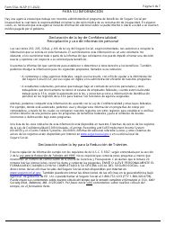 Formulario SSA-16-SP Solicitud Para Beneficios De Seguro Por Incapacidad (Spanish), Page 6