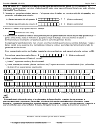 Formulario SSA-7004-SP Solicitud Para Un Estado De Cuenta Del Seguro Social (Spanish), Page 2