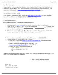 Form SSA-821-BK Work Activity Report - Employee, Page 2
