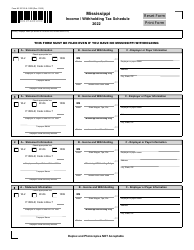Form 80-107 Download Fillable PDF or Fill Online Mississippi Income ...