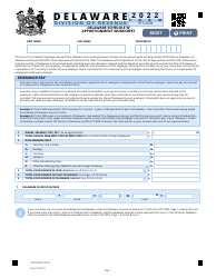 Form PIT-SCW Schedule W Apportionment Worksheet - Delaware