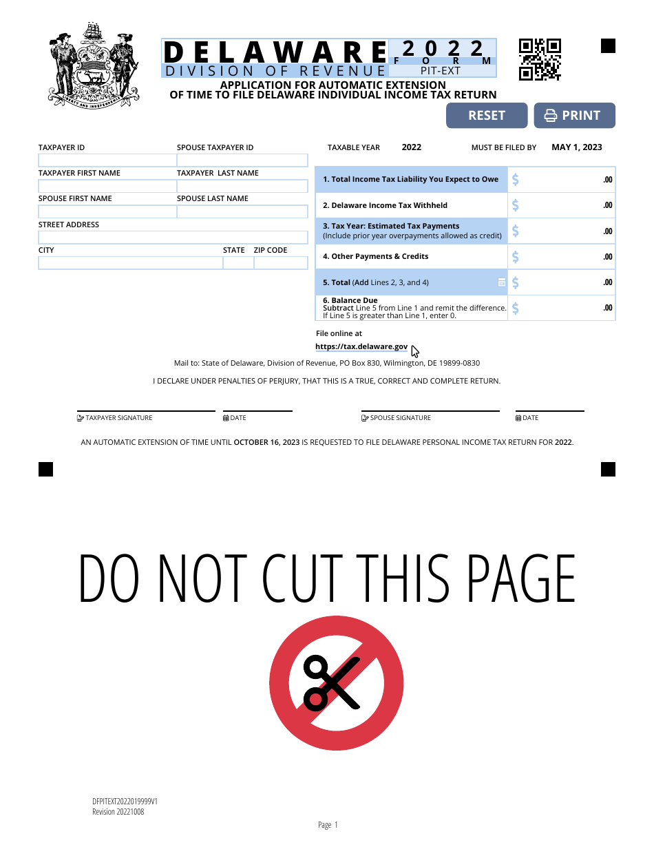 Form PITEXT Download Fillable PDF or Fill Online Application for