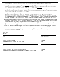 Form CSE101SP Application or Documentation for Child Support Services - Louisiana (English/Spanish), Page 10