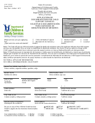 Form CSE101SP Application or Documentation for Child Support Services - Louisiana (English/Spanish), Page 3
