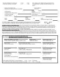 Form CSE101SP Application or Documentation for Child Support Services - Louisiana (English/Spanish), Page 4