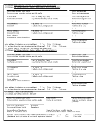 Form CSE101SP Application or Documentation for Child Support Services - Louisiana (English/Spanish), Page 5