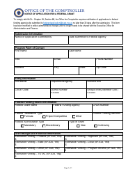Document preview: Notice of Application for a Federal Grant - Massachusetts