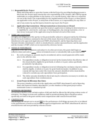 L&amp;i Ship Grant Award Agreement Form - Washington, Page 2