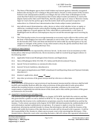 L&amp;i Ship Grant Award Agreement Form - Washington, Page 5