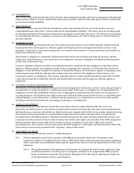 L&amp;i Ship Grant Award Agreement Form - Washington, Page 8