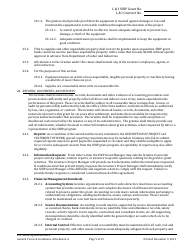 L&amp;i Ship Grant Award Agreement Form - Washington, Page 9