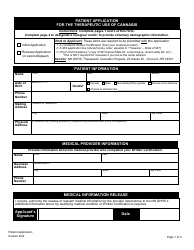 Patient Application - Therapeutic Cannabis Program - New Hampshire, Page 3