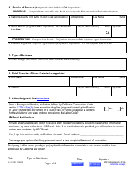 Form LLC-12 Statement of Information (Limited Liability Company) - California, Page 8