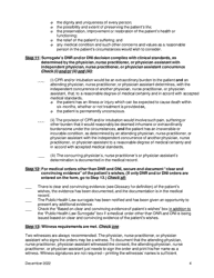 Checklist #5: Adult Patients Without Medical Decision-Making Capacity Who Do Not Have a Health Care Proxy, and Do Not Have a Developmental Disability and the Molst Form Is Being Completed in the Community - New York, Page 4