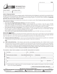 Form F602 Application for Disability Retirement Tier 2 Members - New York City, Page 2