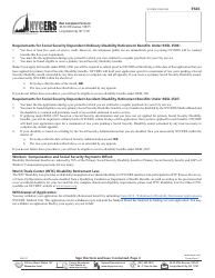 Form F626 Application for Disability Retirement 22-year Plan Members Enhanced Disability Benefit Participants Only - New York City, Page 6