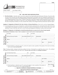 Form F625 Application for Disability Retirement 22-year Plan Members - New York City, Page 3